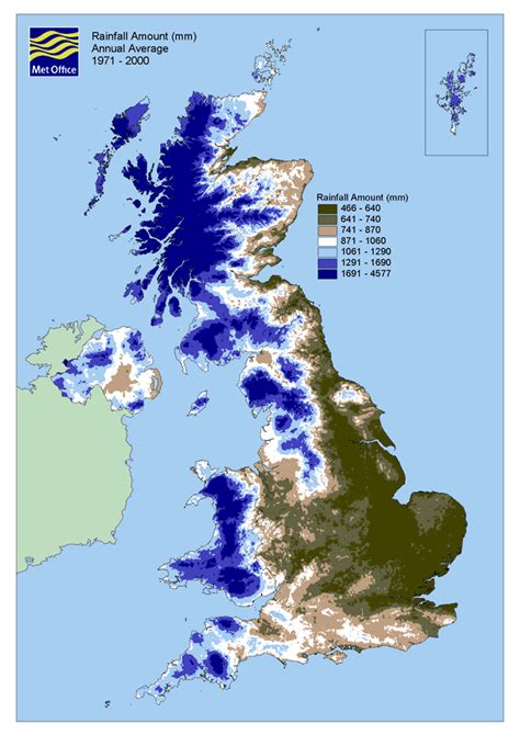 rainfall totals by postcode|UK climate maps and data .